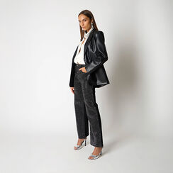 Jeans neri con strass, Primadonna, 263130111TSJENEL, 002 preview
