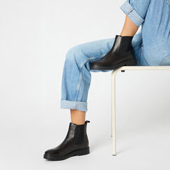 Bottines Beatles noires avec talon de 4 cm, Primadonna, 260685320EPNERO036, 002 preview