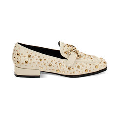 Mocasín crema tachonado bajo, Primadonna, 244943801EPPANN036, 001 preview
