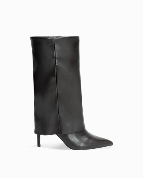 BOTTES DE PLUIE BOTTE SYNTHETIQUE CUIR N, BLACK