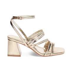 Sandale à talon femme or basique, Primadonna, 254916707LMOROG035, 001 preview
