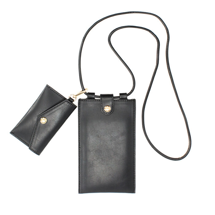 Portatelefono nero chic, Primadonna, 245125956EPNEROUNI