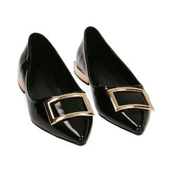 Ballerine nere in naplack, Primadonna, 204934602NPNERO035, 002 preview