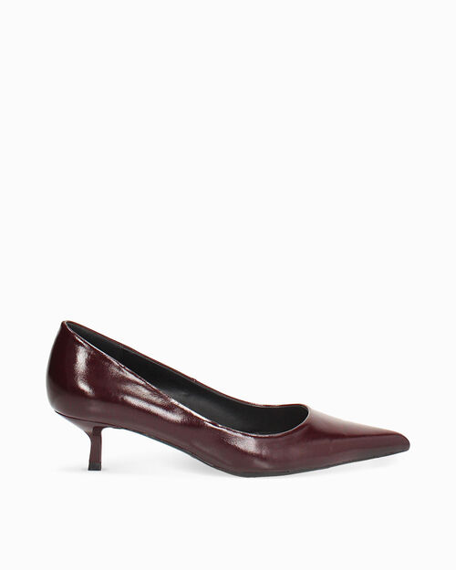 D&eacute;collet&eacute; burdeos tac&oacute;n 4,5 cm, BURGUNDY