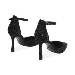 Sandalia Abierta Negro con Altura de Tacón de 9,5 cm, Primadonna, 264906901MPNENE036, 004 preview