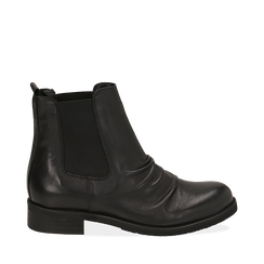 Chelsea boots neri in pelle di vitello , Stivaletti, 14A919642VINERO036, 001a