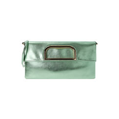 Pochette verde laminato, Primadonna, 215108714LMVECHUNI, 001 preview