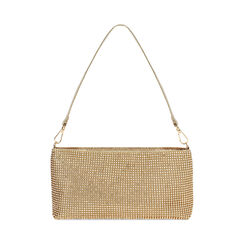 Mini bolso mujer oro en laminado con piedras, Primadonna, 255102402LPOROGUNI, 001 preview