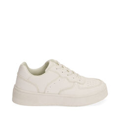 Sneakers blanches, SOLDES, 190152101EPBIAN035, 001a