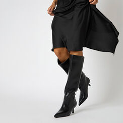 Bottes noires à talon de 5,6 cm pour un look audacieux, Primadonna, 262139712EPNERO035, 002a