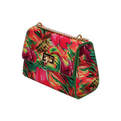 Borsa a tracolla multicolor in raso, Primadonna, 215123167RSMUVEUNI, 002 preview