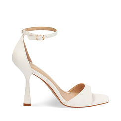 Sandales blanches talon 9,5 cm, Primadonna, 274961217EPBIAN035, 001a