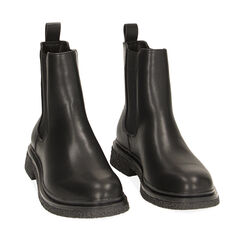 Stivaletti Chelsea neri, tacco 3 cm, Primadonna, 220625103EPNERO035, 002 preview