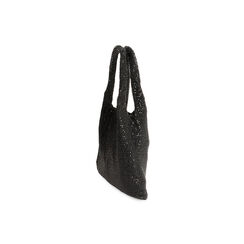 Mini sac noir en microfibre avec strass, Primadonna, 265126666MPNENEUNI, 004 preview