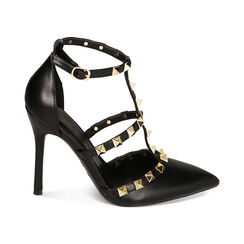 Open shank noires avec clous, Primadonna, 242186107EPNERO036, 001 preview