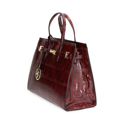 Sac à main bordeaux avec bandoulière, Primadonna, 265731833CCBORDUNI, 003 preview