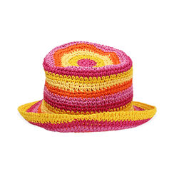 Chapeau femme jaune en raphia, Primadonna, 25J909454RFGIALUNI, 003 preview