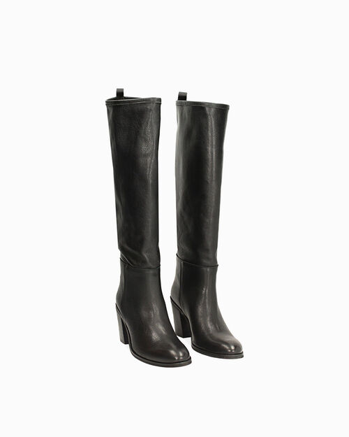 BOTTES DE PLUIE BOTTE PEAU LAVEE NERO, BLACK