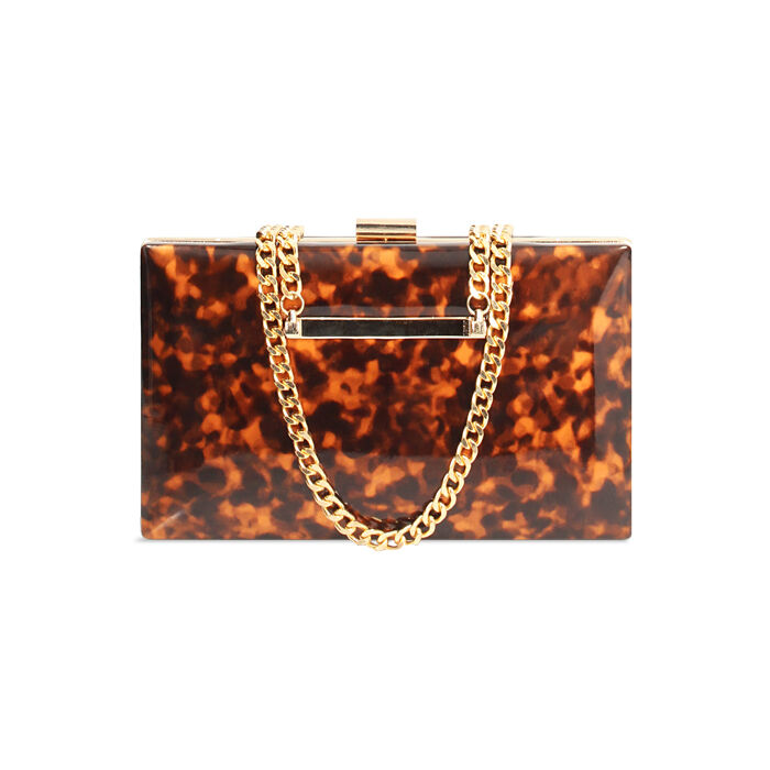 Bolso de mano leopardo con correa removible, Primadonna, 261101951VELEOPUNI