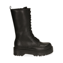 Anfibi con gambale medio neri, Primadonna, 162829101EPNERO035, 001a