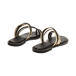 Sandales basses femme noires en python, Primadonna, 254965566PTNERO036, 004 preview