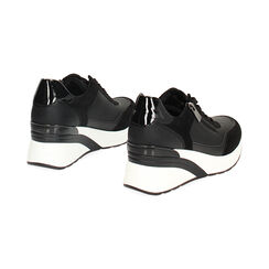 Sneakers à paillettes noires, Primadonna, 242812140SGNERO036, 003 preview