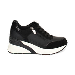 Sneakers à paillettes noires, Primadonna, 242812140SGNERO036, 001 preview