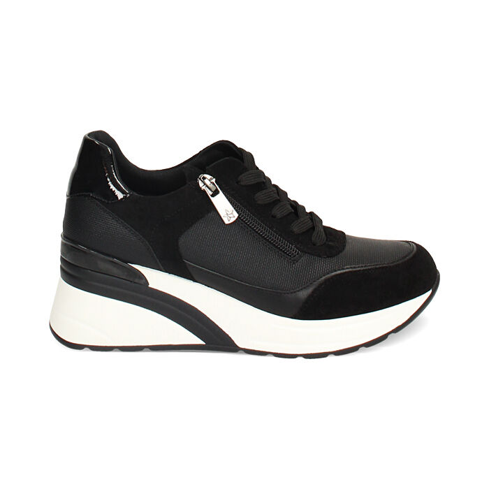 Sneakers à paillettes noires, Primadonna, 242812140SGNERO036