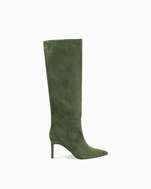Stivali verdi tacco 8,2 cm, GREEN