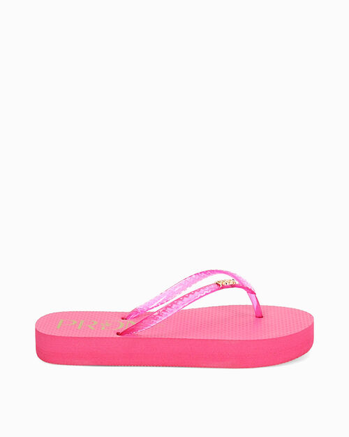 Sandali mare fucsia in pvc, 