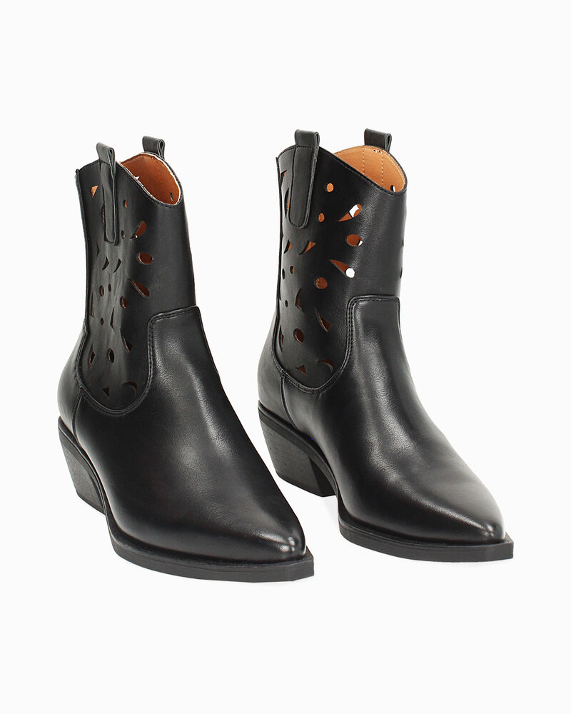 Bottines femme noires image number null