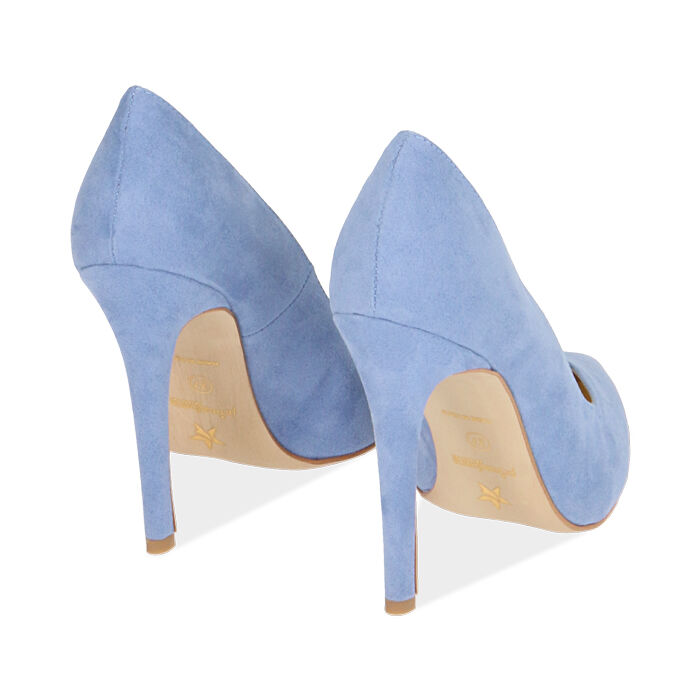 Escarpin bleu clair