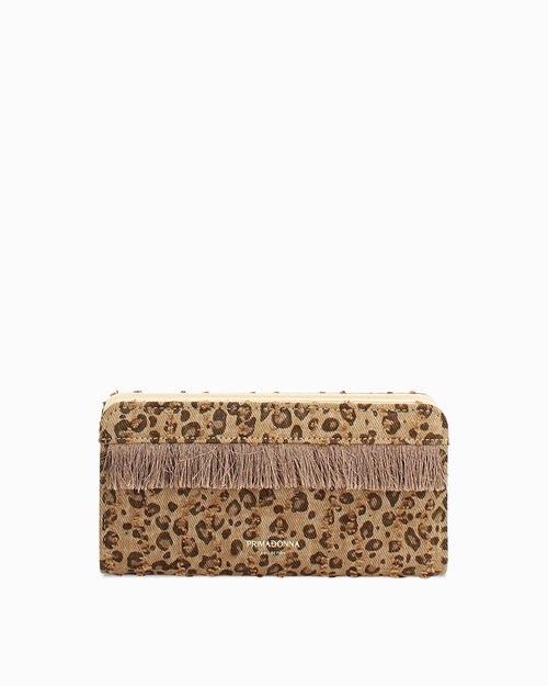 Cartera leopardo-marr&oacute;n con un encanto ex&oacute;tico, MULTI COLOR