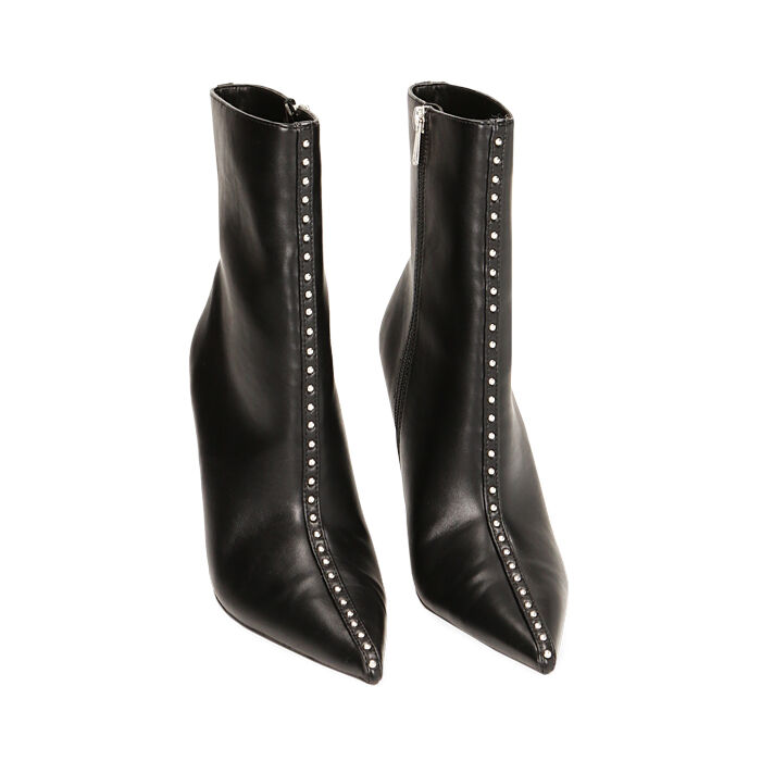 Stivaletti donna a punta neri tacco 9 5 cm Primadonna Collection