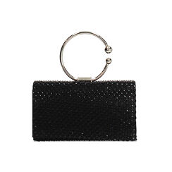 Mini bag nera con pietre luminose, Primadonna, 275102426LPNENEUNI, 001 preview