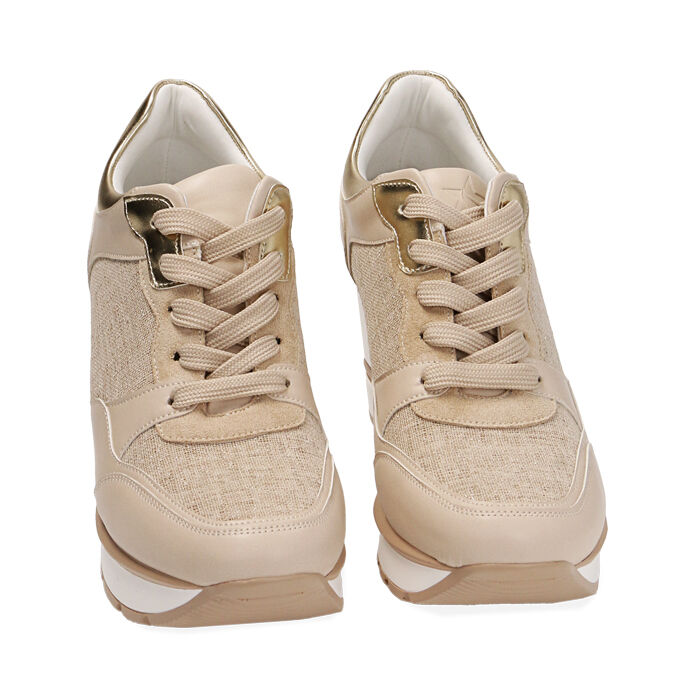 Primadonna Collection Scarpe Sportive Zeppa Alta Sneakers Bianche