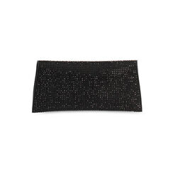 Pochette nera in microfibra con strass, Primadonna, 265162201MPNENEUNI, 006 preview