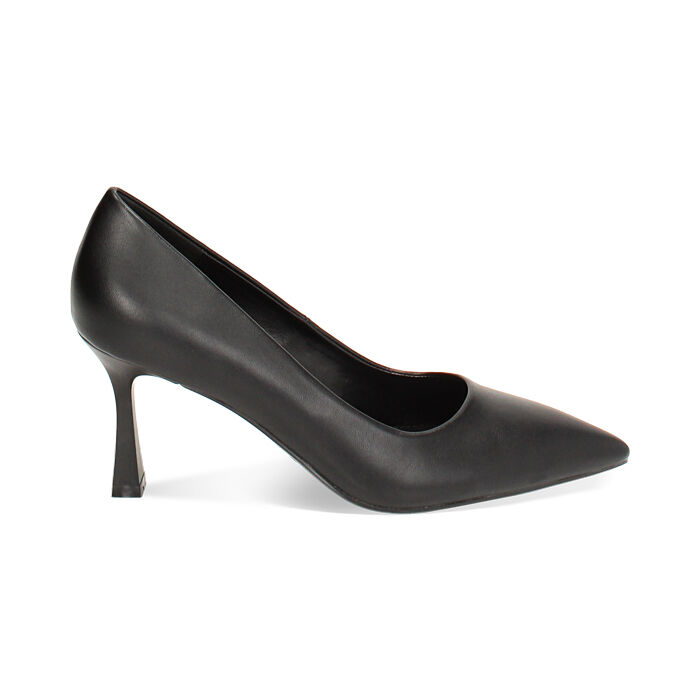 Décolleté nere, tacco 7,5 cm, Primadonna, 244909201EPNERO036