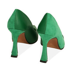 Décolleté verdi, tacco 9,5 cm , Primadonna, 20M812650EPVERD036, 003 preview