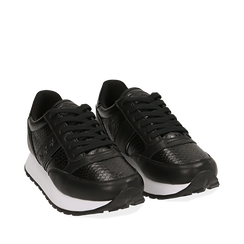 Sneakers nere stampa vipera, Primadonna, 162619079EVNERO035, 002a