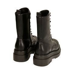Anfibi neri, tacco 5,5 cm, Special Price, 183090601EPNERO036, 004 preview