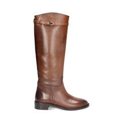Botte marron en cuir, Primadonna, 24N530004PEMARR037, 001 preview
