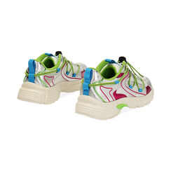 Zapatillas mujer blanco-plata en tejido, Primadonna, 250151101TSBIAR035, 004 preview