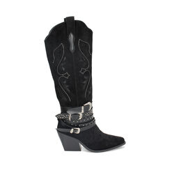 Botte texane noire, Primadonna, 243073185MFNERO036, 001a