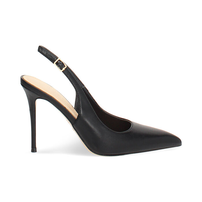 D&eacute;collet&eacute; nere con tacco 10 cm, Primadonna, 272130641EPNERO035