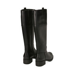 Botas negras con tacón de 4 cm, Special Price, 180621686EPNERO036, 003 preview