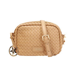 Mini sac à main femme beige tressé, Primadonna, 255705311EIBEIGUNI, 001 preview