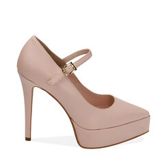 WOMEN SHOES DÉCOLLETÉ SHOES SYNTHETIC NU, Special Price, 21N213610EPNUDE036, 001a