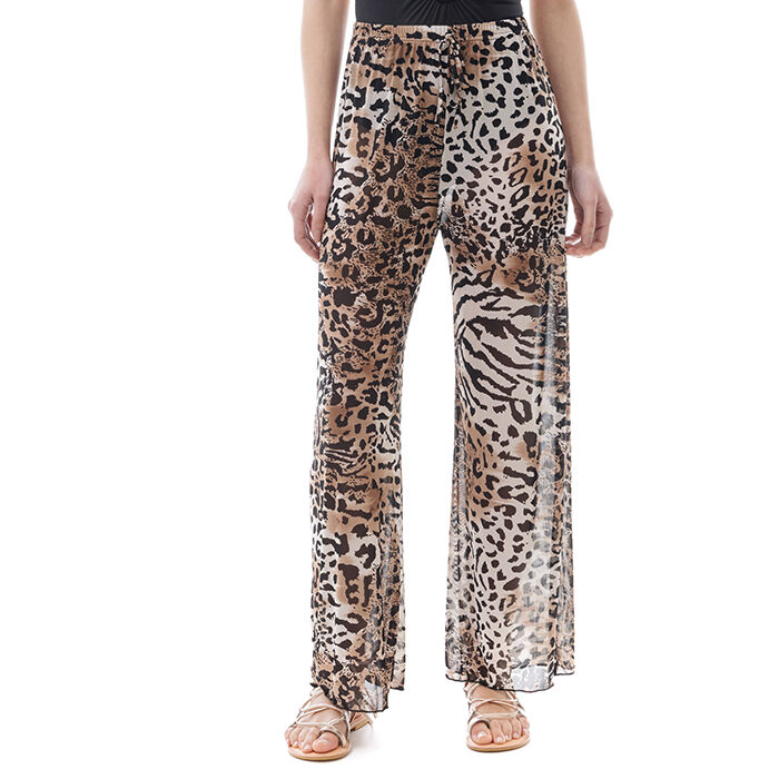Pantaloni stampa leopard, Primadonna, 21L505123TSLEOPUNI