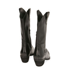 Camperos neri in pelle, tacco 5,5cm , Primadonna, 19B810813PENERO037, 003 preview